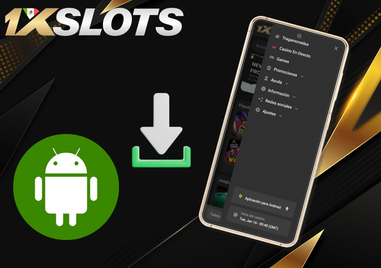 1xSlots aplicación para Android